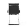 silla confidente negro croma estructura cromada ecopiel piel sintetica 8