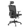 silla ergonomica negro kendo estructura negra reposacabezas malla 8