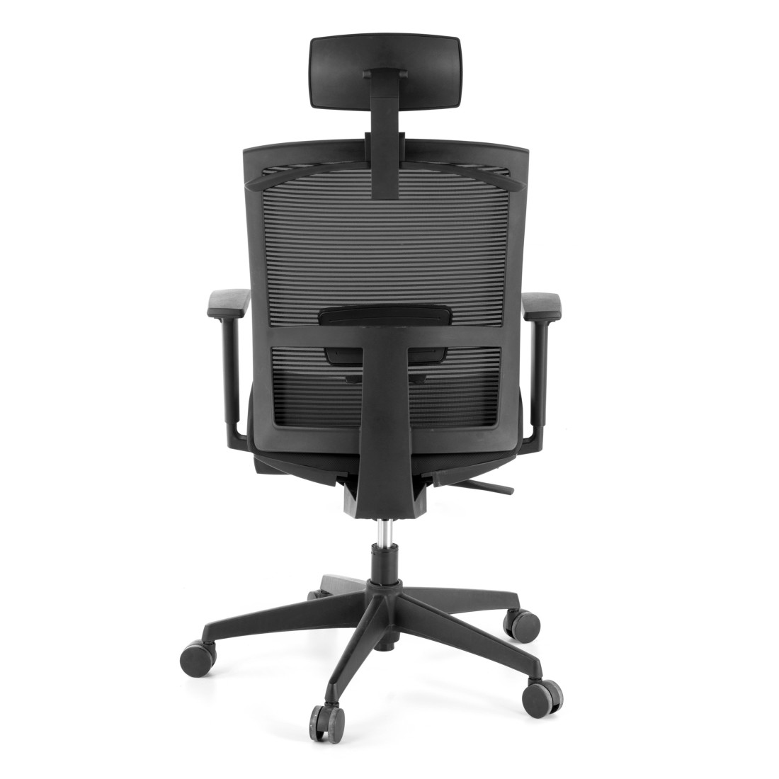 silla ergonomica negro kendo estructura negra reposacabezas malla 9