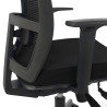 silla giratoria negro kendo estructura negra malla 5