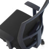 silla giratoria negro kendo estructura negra malla 8