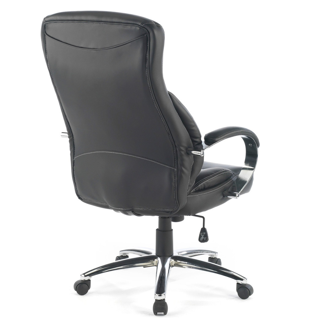 sillon de oficina negro city piel sintetica 4