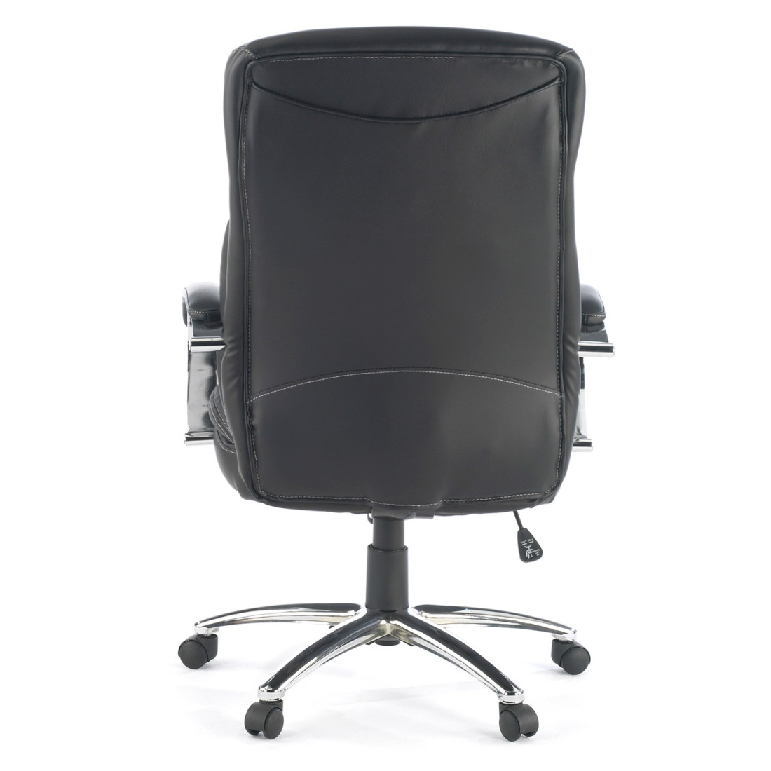 sillon de oficina negro city piel sintetica 6