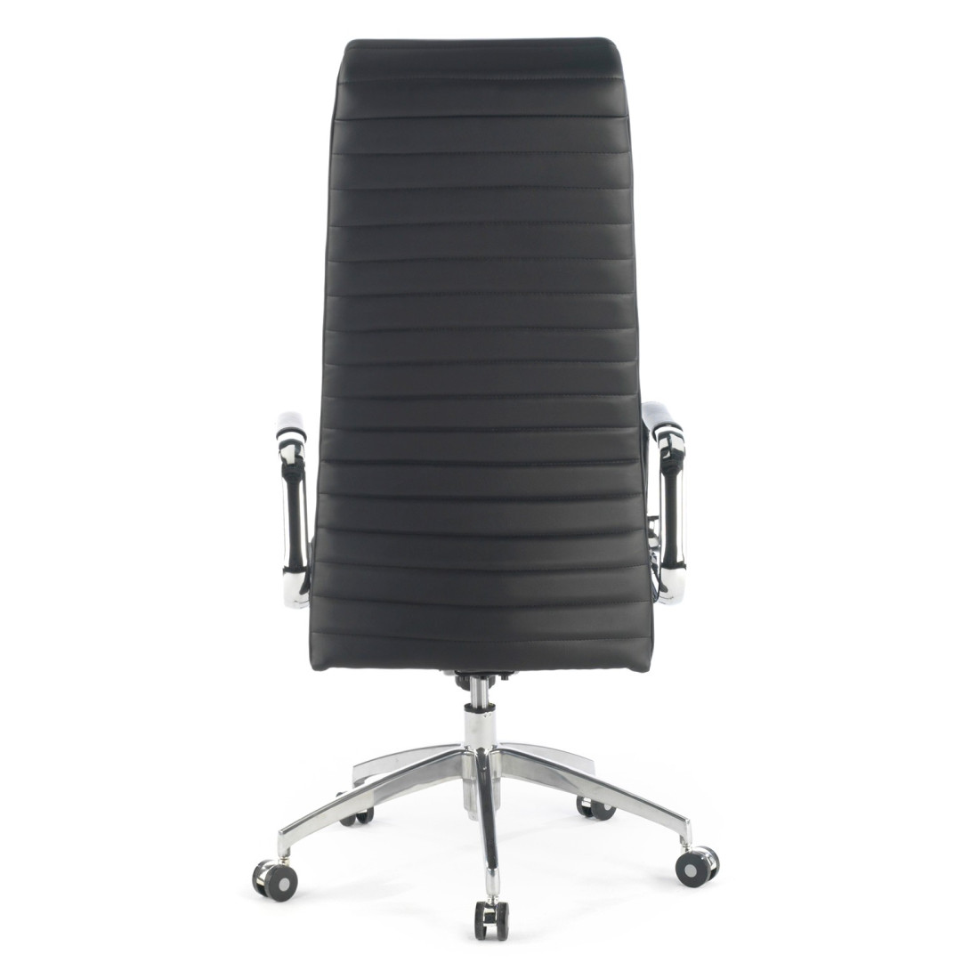 sillon de oficina negro jaguar piel natural piel natural 4