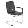 silla confidente negro oslo piel sintetica 1