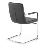 silla confidente negro oslo piel sintetica 8