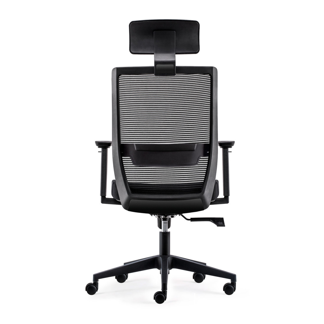 silla giratoria negro axel con reposacabezas malla 8