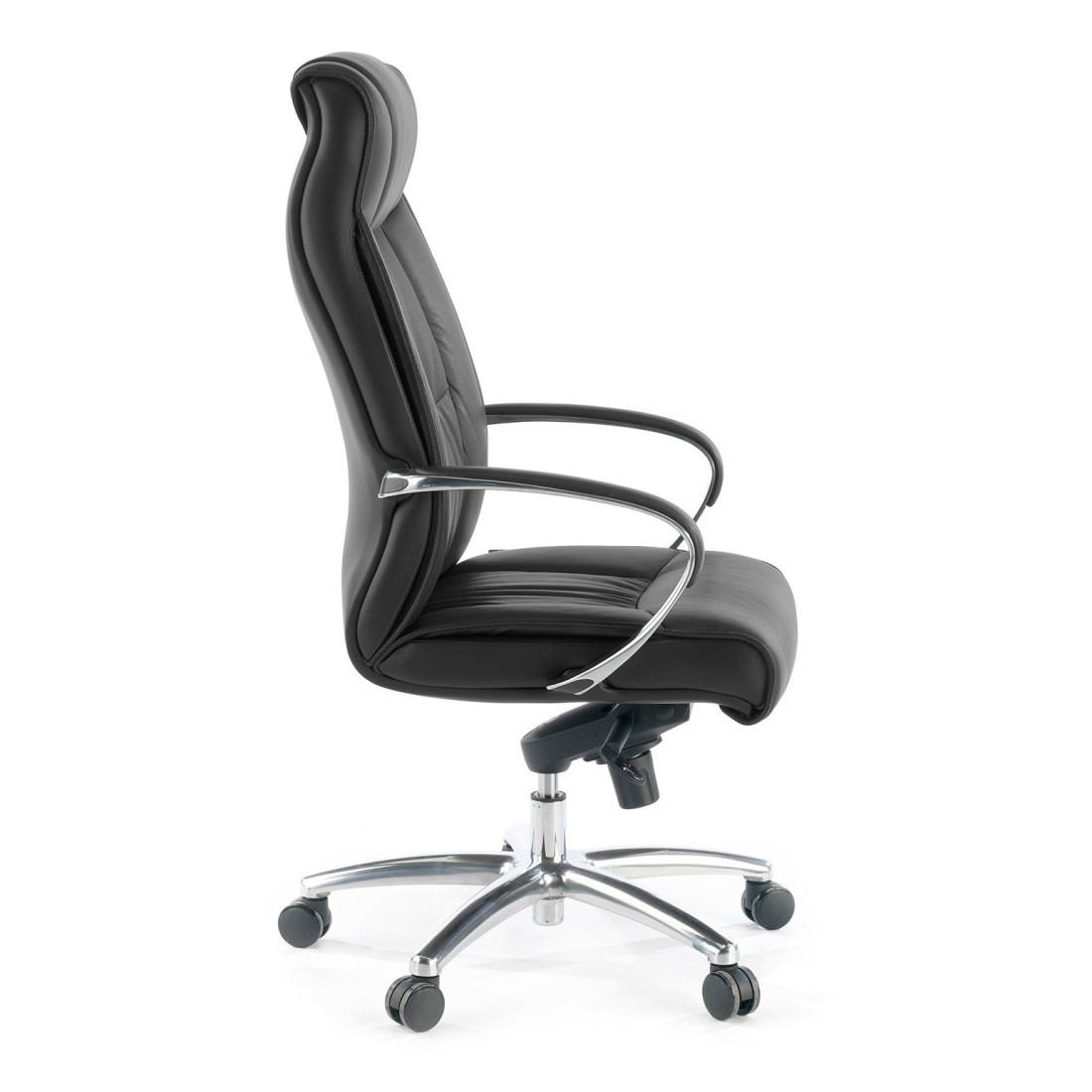 sillon de oficina negro bahia respaldo alto piel sintetica piel sintetica 5