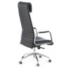 sillon de oficina negro jaguar ecopiel piel sintetica 4