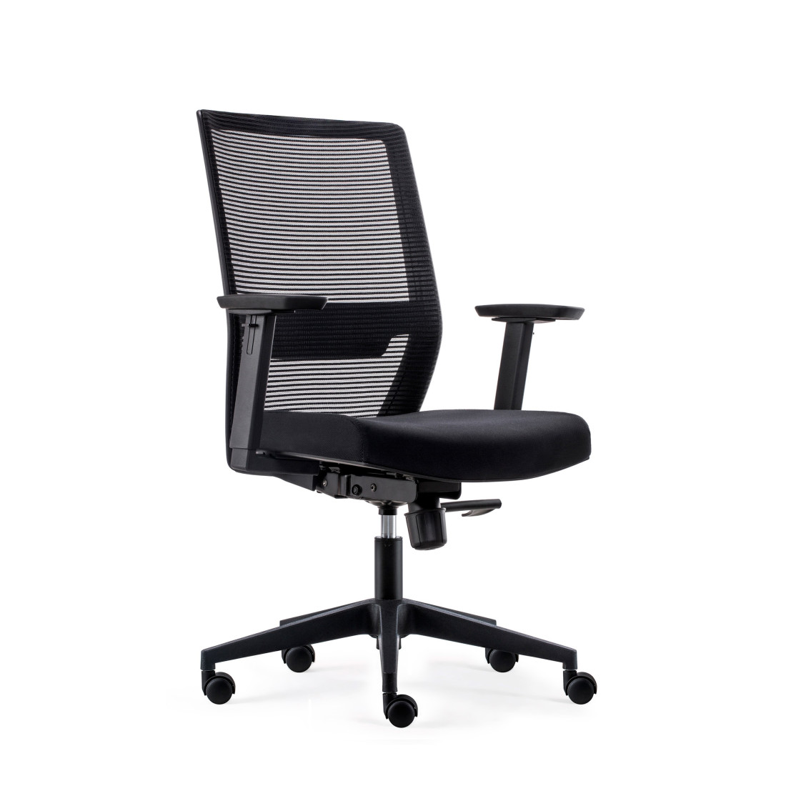 silla giratoria negro axel sin reposacabezas malla 1