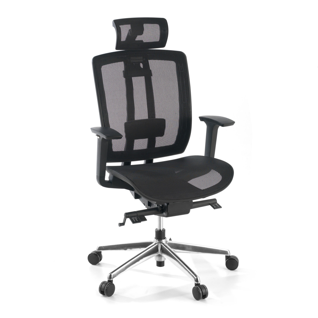 silla ergonomica negro ergomax malla 1