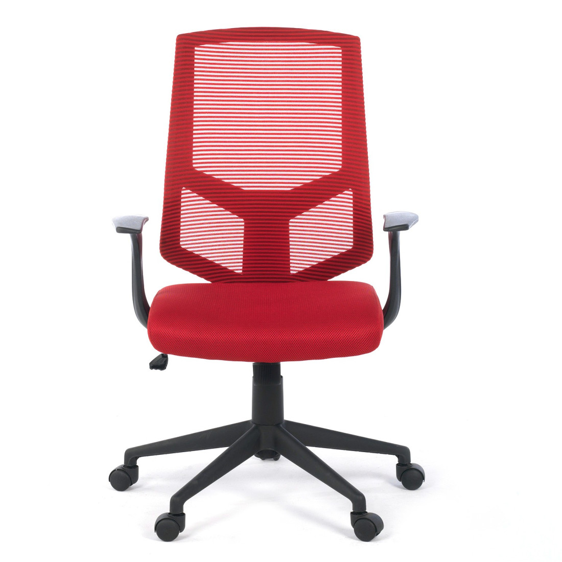 silla giratoria rojo air malla 6