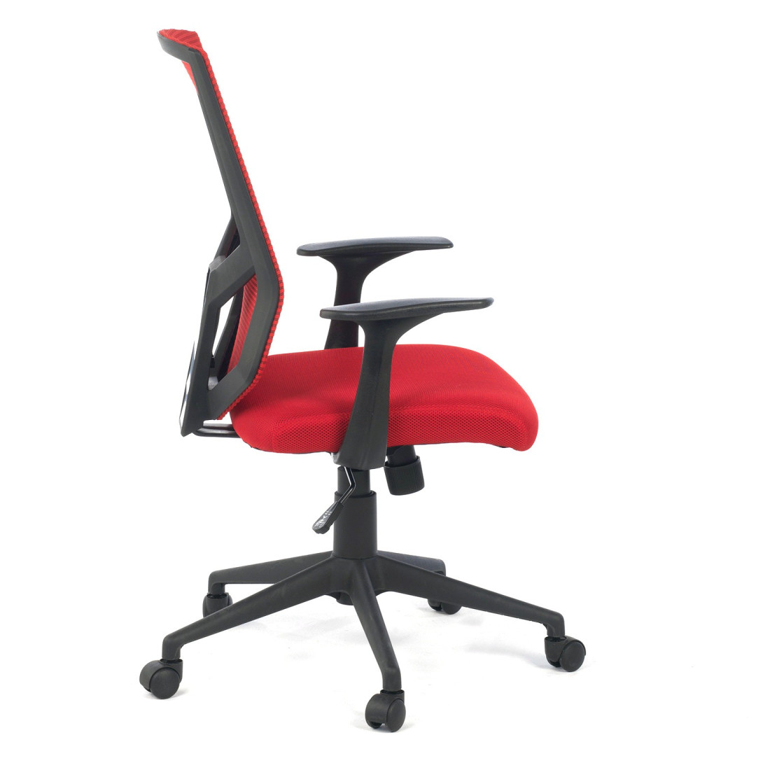 silla giratoria rojo air malla 3