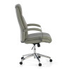 sillon de oficina gris tauro piel sintetica 5