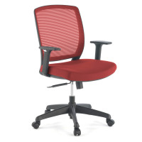 Silla de escritorio giratoria Nicole, red - rojo