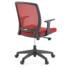 silla giratoria rojo nicole silla estructura negra malla 4