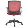 silla giratoria rojo nicole silla estructura negra malla 5