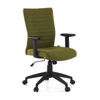 Silla de escritorio giratoria Parma, mecanismo basculante - verde