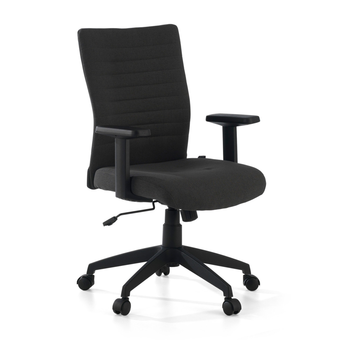 silla giratoria negro parma tela 1