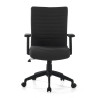 silla giratoria negro parma tela 3