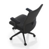 silla giratoria negro parma tela 7