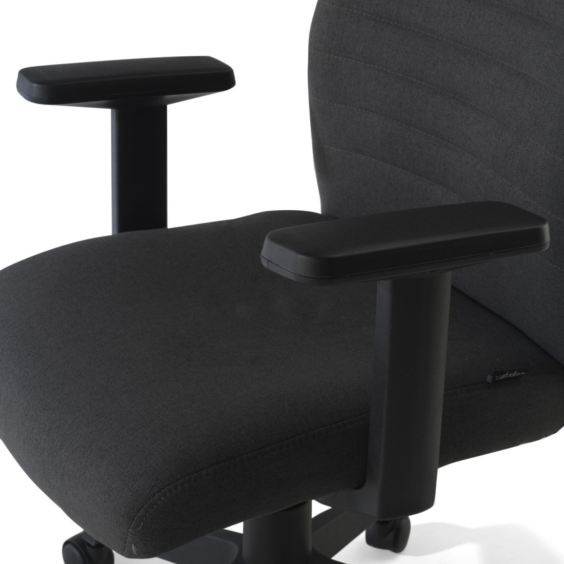 silla giratoria negro parma tela 4
