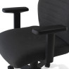 silla giratoria negro parma tela 4