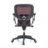 silla ergonomica rojo gioconda silla de oficina malla 5