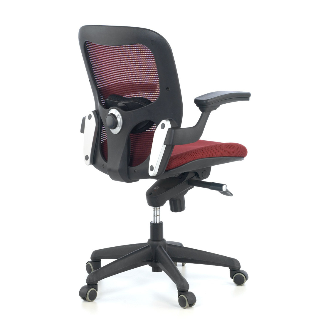 silla ergonomica rojo gioconda silla de oficina malla 8