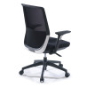 silla giratoria negro wind red estructura gris malla 7