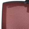 silla ergonomica rojo kendo estructura negra reposacabezas malla 6