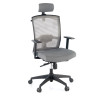Silla de oficina Kendo, brazos ajustables, red