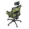 silla ergonomica verde kendo estructura negra reposacabezas malla 7