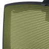 silla ergonomica verde kendo estructura negra reposacabezas malla 5