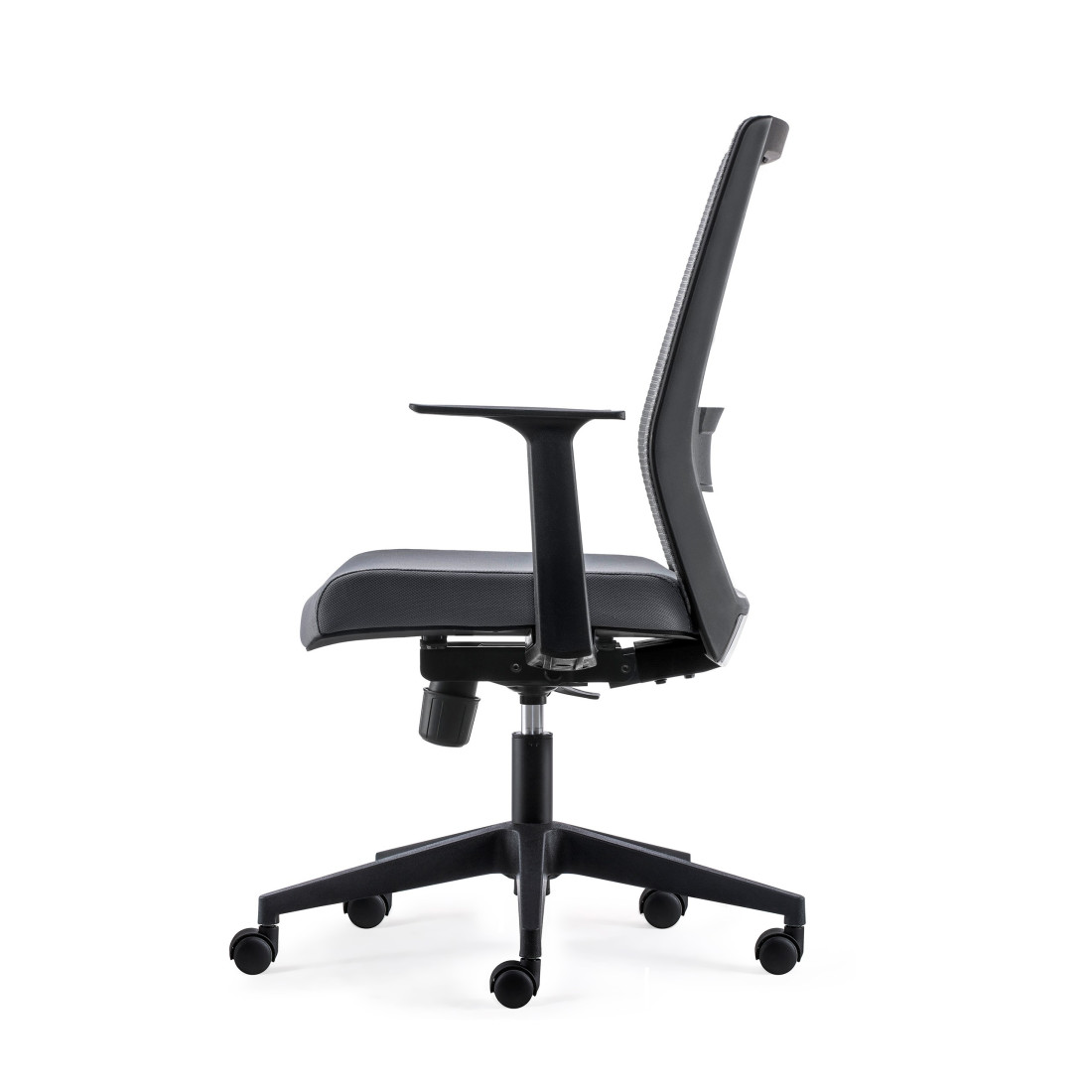 silla giratoria gris axel sin reposacabezas malla 6