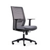 Silla de oficina Axel, espuma inyectada - Gris