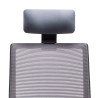 silla giratoria gris axel con reposacabezas malla 5