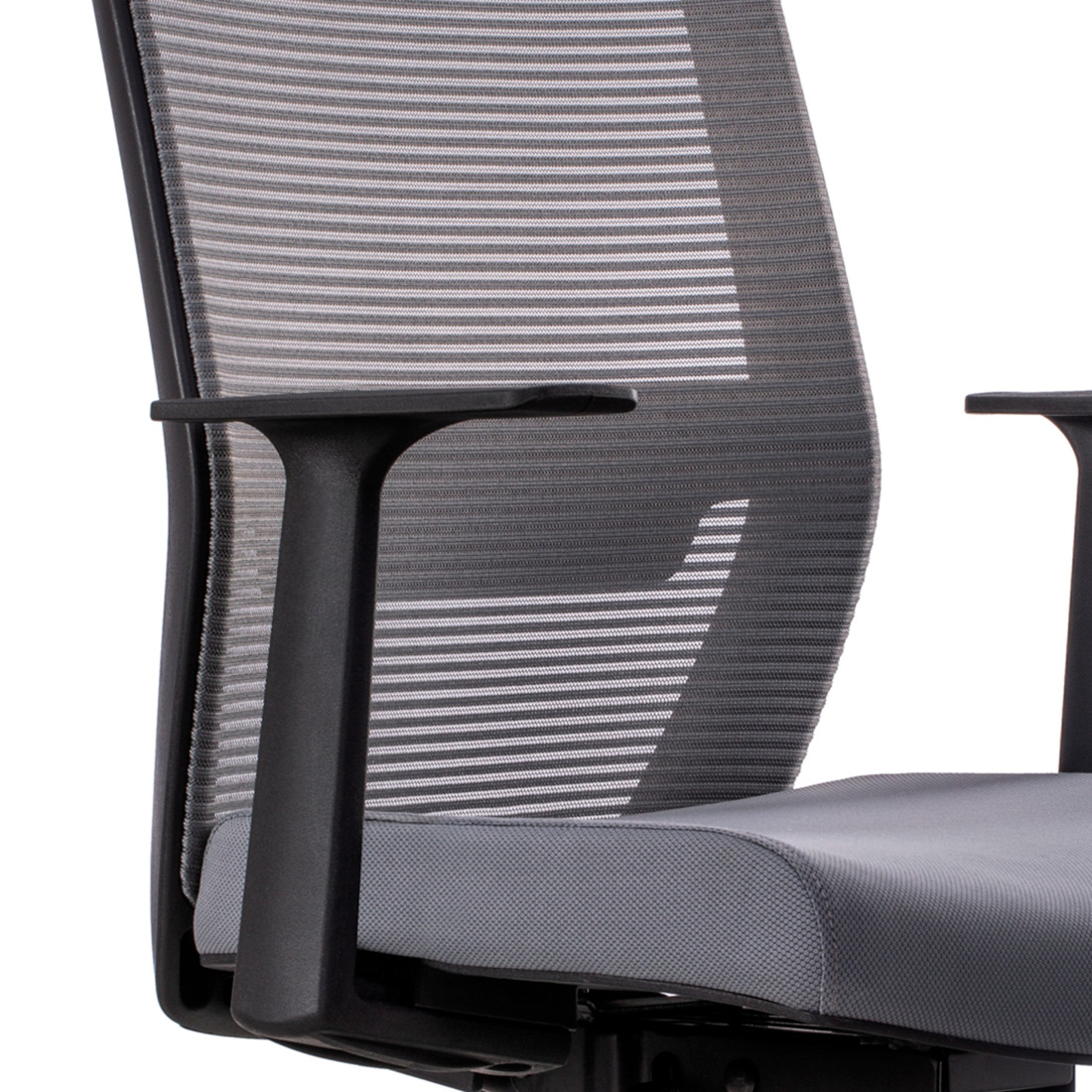 silla giratoria gris axel con reposacabezas malla 8