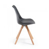 silla nordica negro nordic silla patas de madera plastico 4