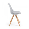 silla nordica gris nordic silla patas de madera plastico 3