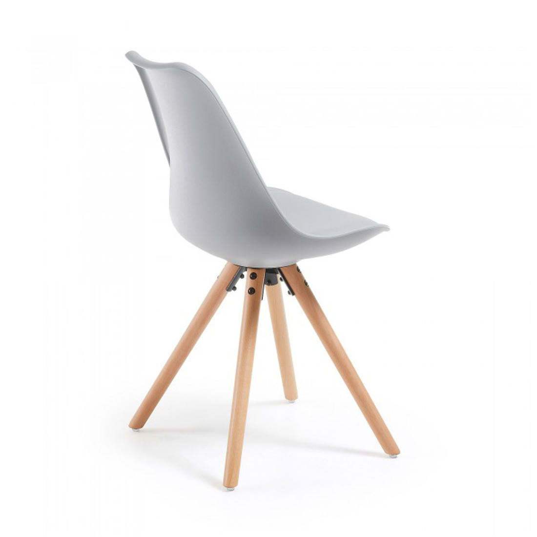 silla nordica gris nordic silla patas de madera plastico 7