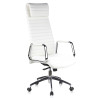 sillon de oficina blanco jaguar piel natural piel natural 1