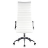 sillon de oficina blanco jaguar piel natural piel natural 4