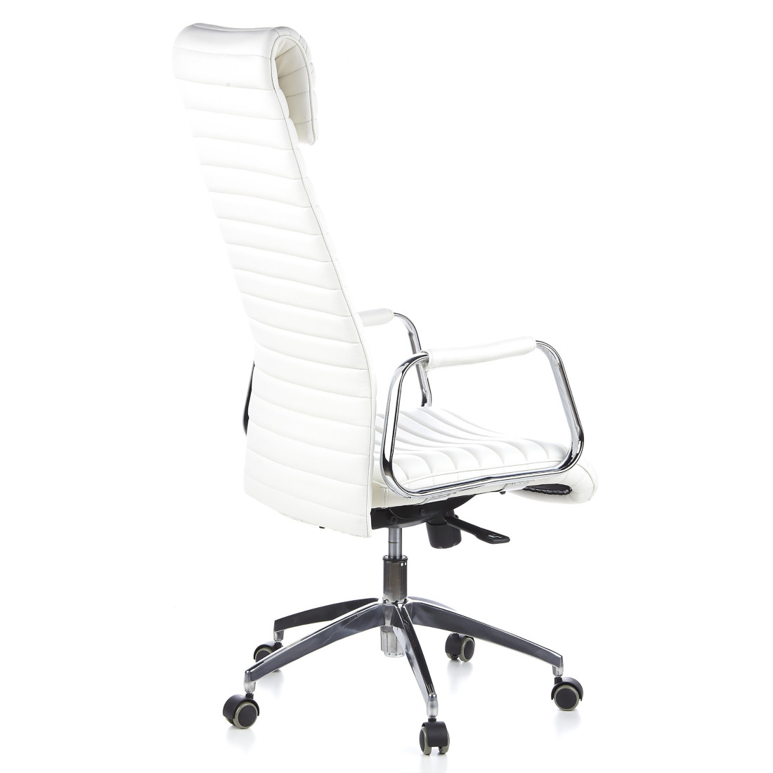 sillon de oficina blanco jaguar piel natural piel natural 6