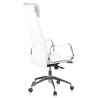 sillon de oficina blanco jaguar piel natural piel natural 6