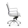 sillon de oficina blanco croma estructura cromada ecopiel piel sintetica 5