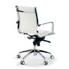 sillon de oficina blanco croma estructura cromada ecopiel piel sintetica 6