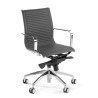 Silla oficina de diseño Croma, respaldo bajo - Gris