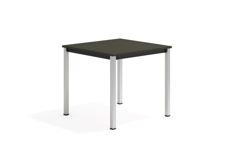 Combinacion People mesa cuadrada - 80x80 cm, Iron