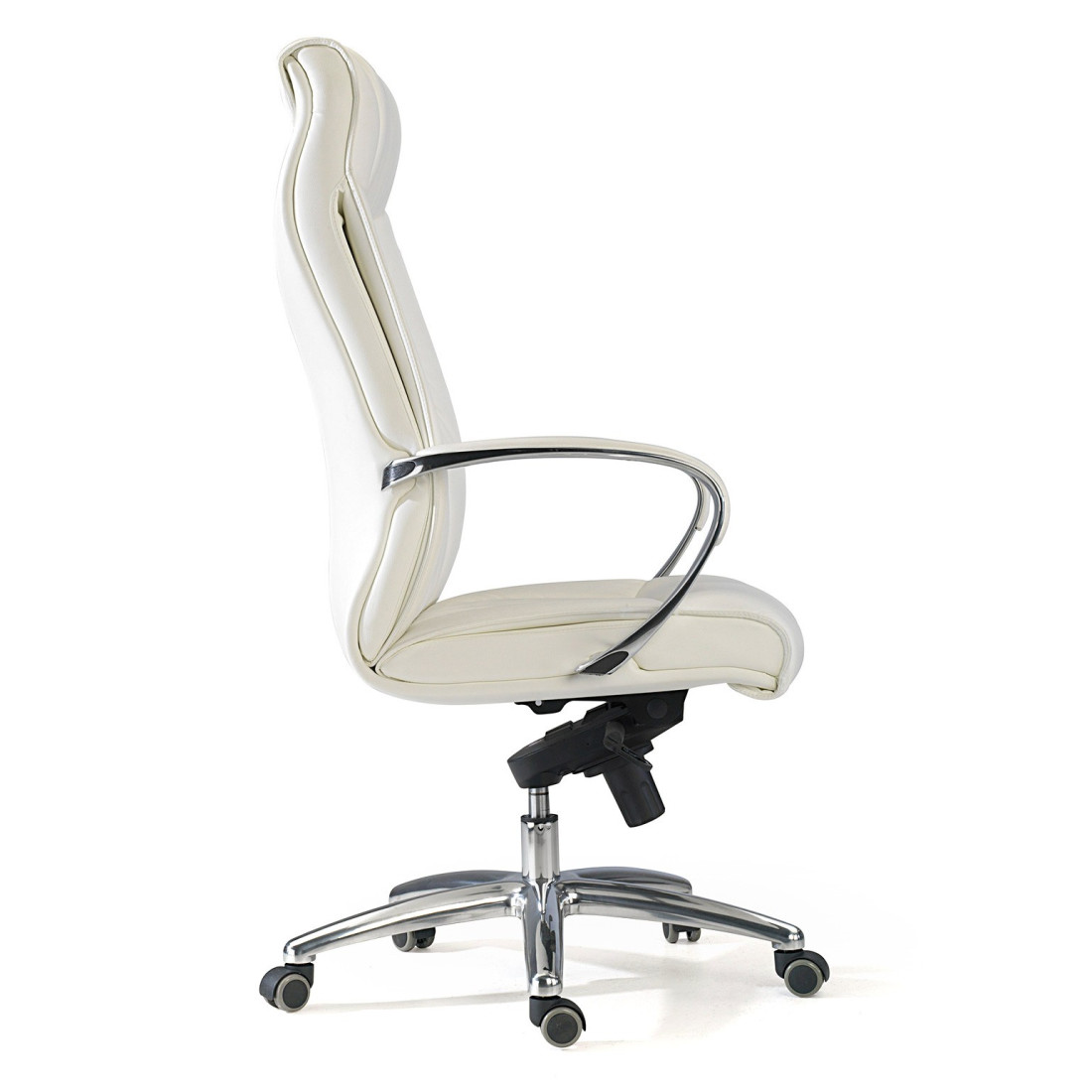 sillon de oficina blanco bahia respaldo alto piel sintetica piel sintetica 4